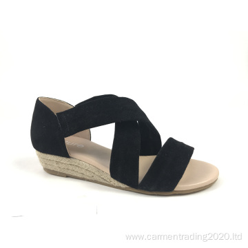 Casual Wedge Heel Sandals Crisscross Strap Sandals Women